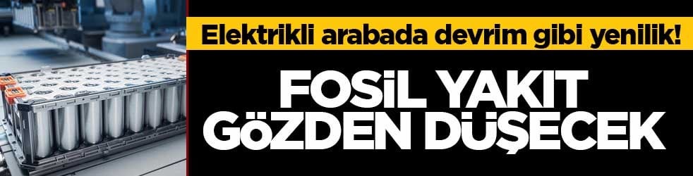 Elektrikli arabada devrim gibi yenilik! Fosil yakıt gözden düşecek