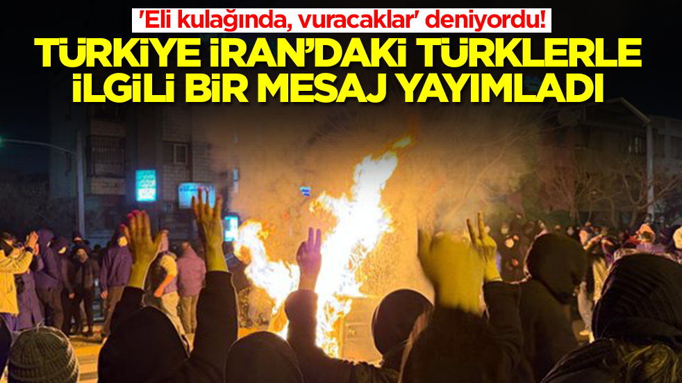 'Eli kulağında, vuracaklar' deniyordu! Türkiye'den son dakika İran açıklaması