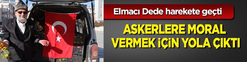 Elmacı Dede harekete geçti: Elma ve mandalina getirdi, 38 saat kadar yol kat etti! Mutluluğunu yaşıyor