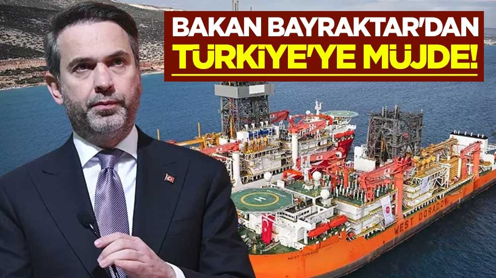Bakan Bayraktar'dan Türkiye'ye müjde!