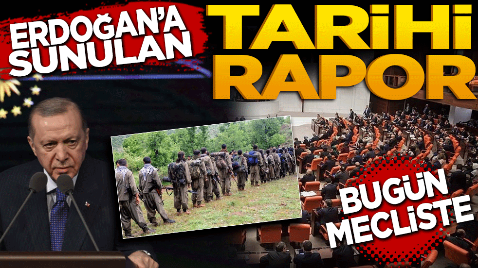 Erdoğan’a Sunulan Tarihi Rapor Bugün Meclis’te