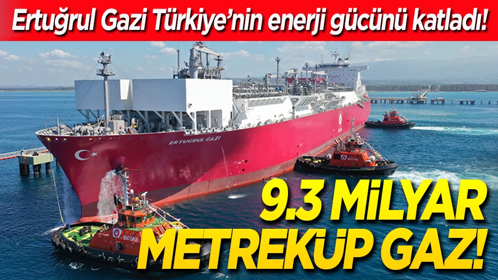 Ertuğrul Gazi Türkiye’nin enerji gücünü katladı! 9.3 milyar metreküp gaz!