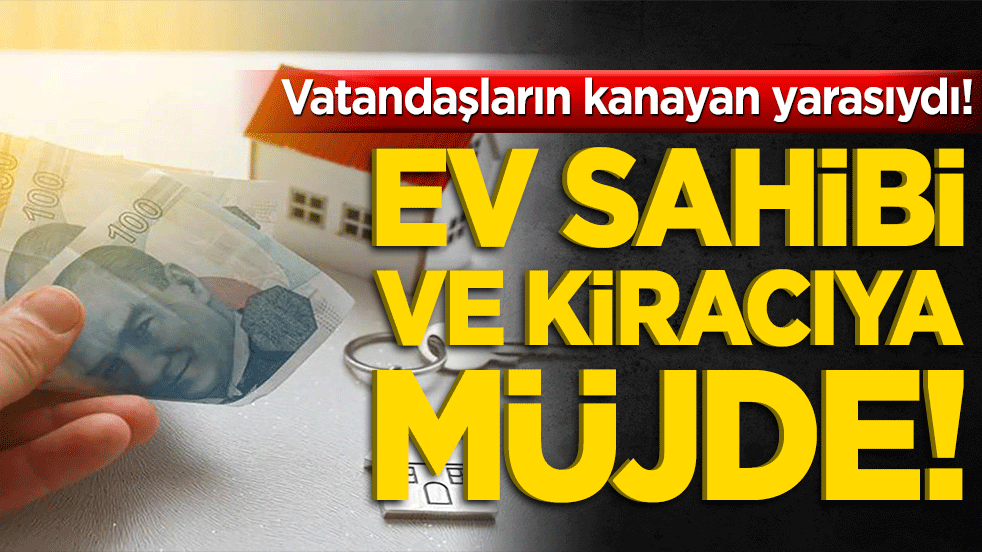 Ev sahibi ve kiracıya müjde! Site aidatlarında 