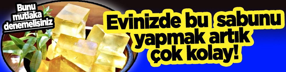 Evinizde ballı limonlu sabun yapmak artık çok kolay: Meşhur olan sabun satılıyor ama bu değil! Hiç zor değil bunu yapın
