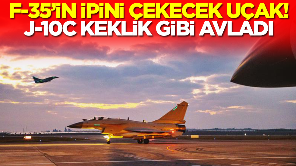 F-35'in ipini çekecek uçak! J-10C keklik gibi avladı