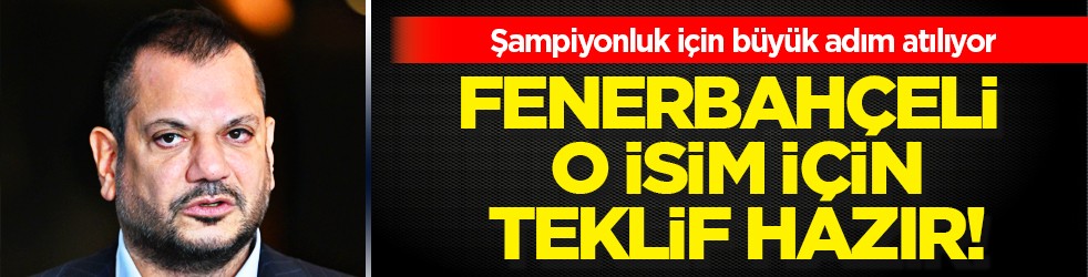 Fatih Tekke Fenerbahçe'nin yıldızını istiyor! Yapılacak teklif bile belli oldu! Ocak'ta ortalık karışacak
