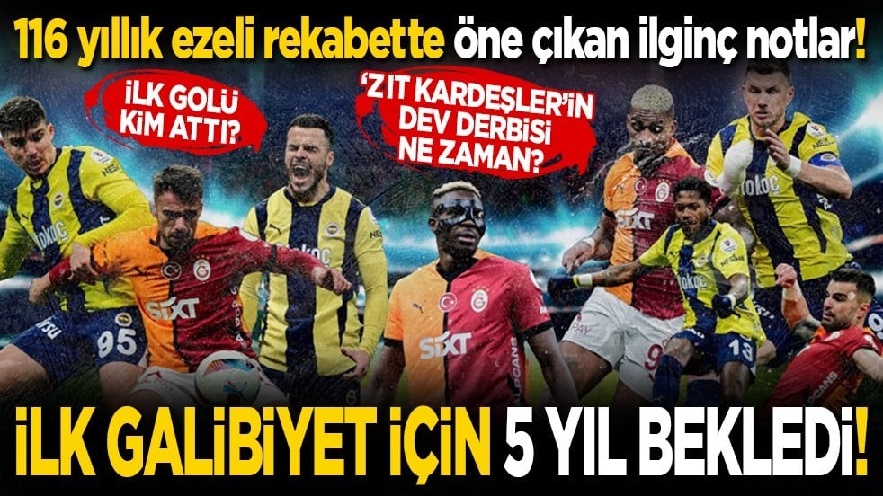 Fenerbahçe ve Galatasaray’da tarihi randevu! 404. Karşılaşma heyecanı başlıyor