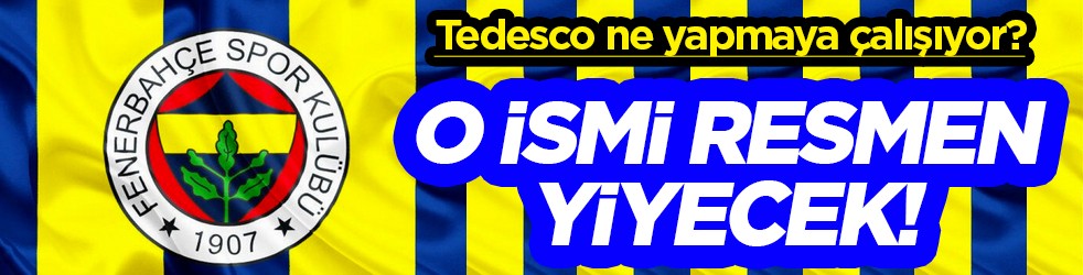 Fenerbahçe'yi kırmızı alarma geçiren gelişme! Tedesco'nun hamlelerinin ardı arkası kesilmiyor ki...