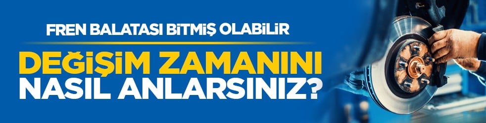 Fren balatası bitmiş olabilir: Değişim zamanını nasıl anlarsınız?