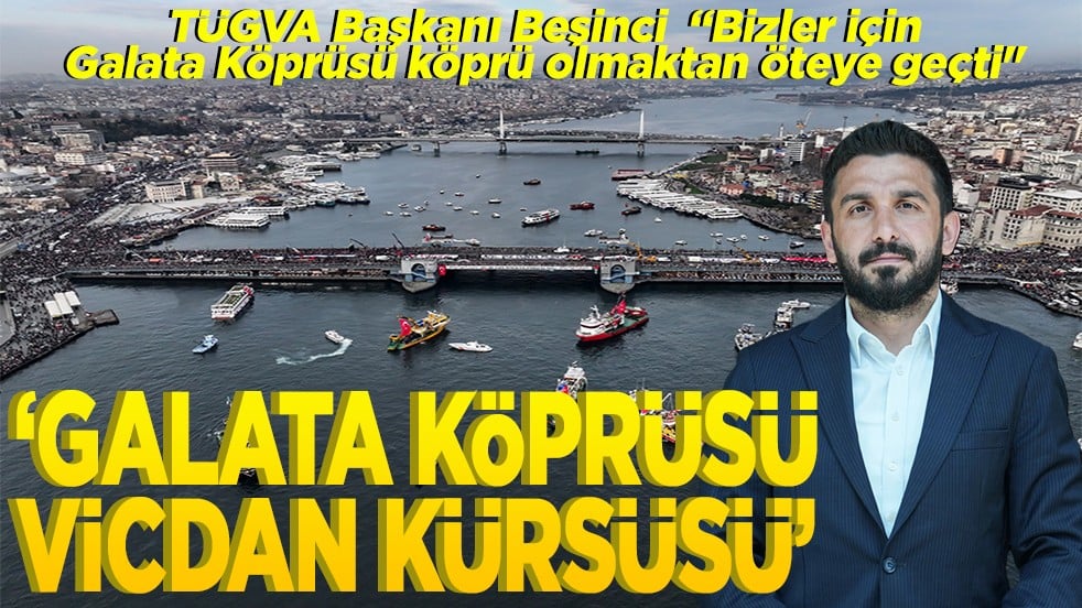 Galata Köprüsü vicdan kürsüsü