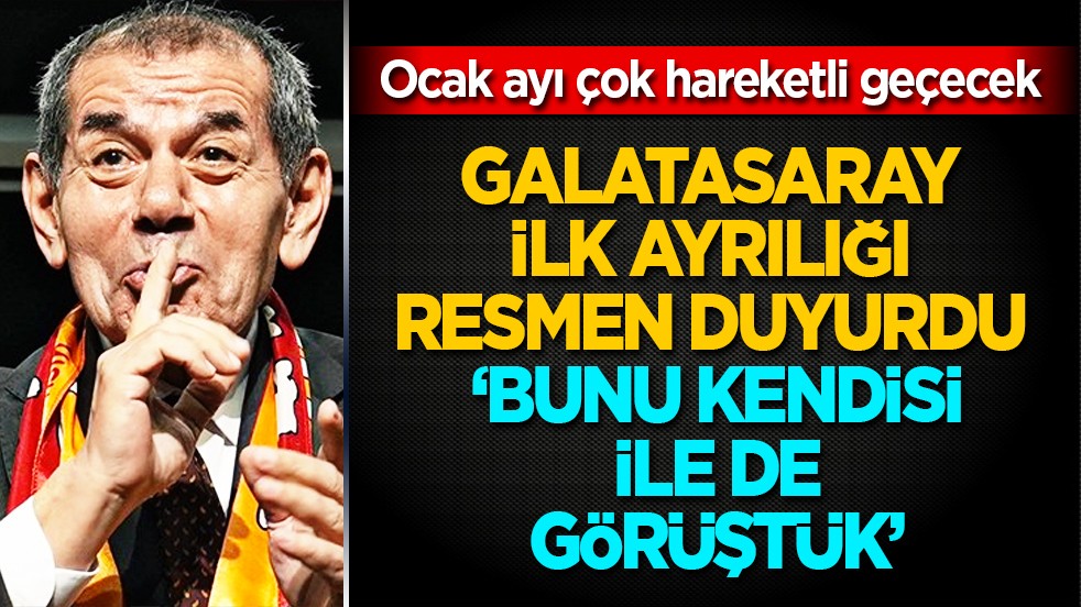 Galatasaray ilk ayrılığı resmen duyurdu: 