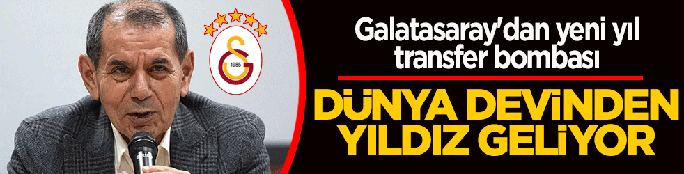 Galatasaray'dan yeni yıl transfer bombası: Dünya devinden yıldız geliyor! Transfer için anlaşma yakın