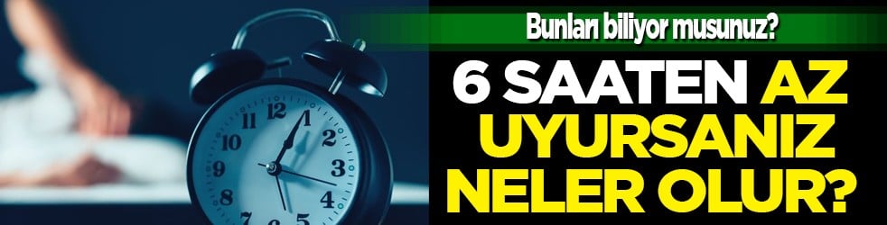 Gece 6 saatten az uyursanız neler olur? Vücudunuzun uykusunu kaçıran yorgunluk değil: Peş peşe açıklamalar geldi!