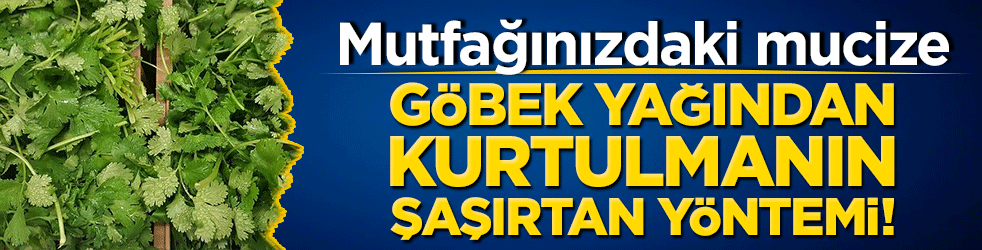 Göbek yağından kurtulmanın şaşırtan yöntemi! Mutfağınızdaki mucize