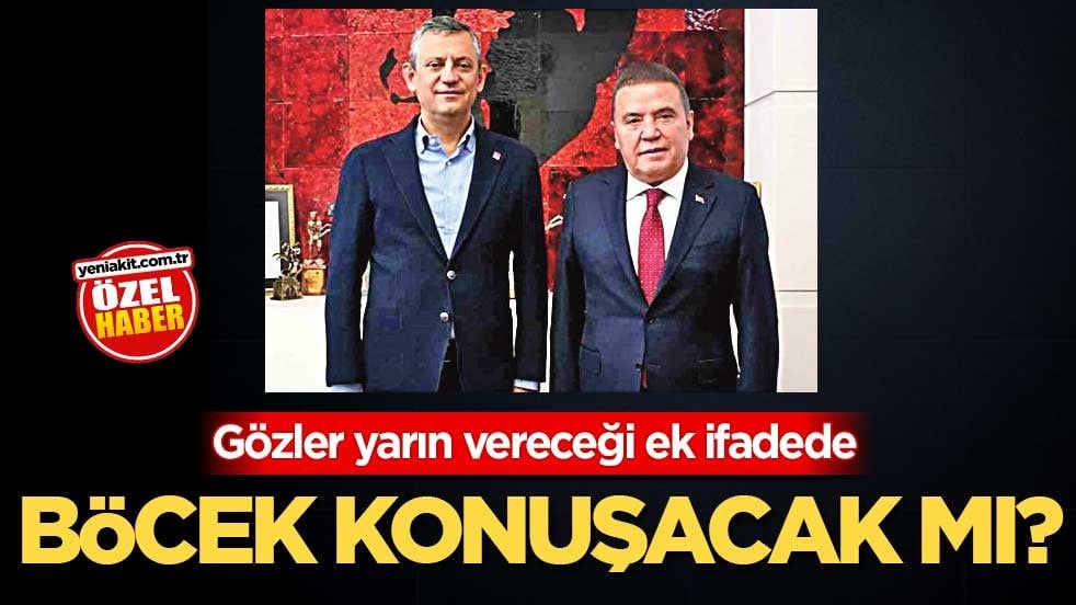 Gözler yarın vereceği ek ifadede! Böcek konuşacak mı?