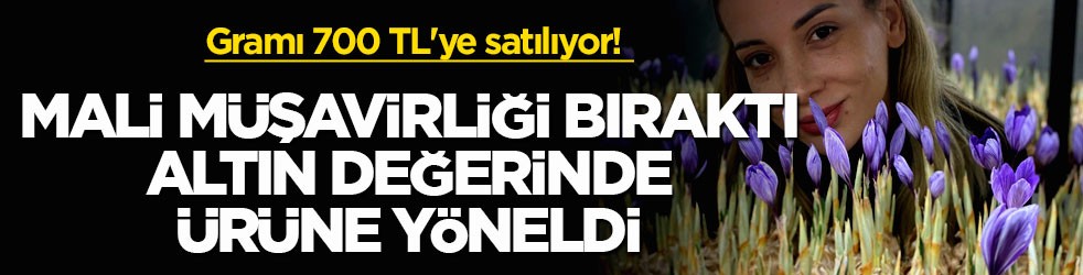 Gramı 700 TL'ye satılıyor! Mali müşavirliği bıraktı, altın değerinde ürüne yöneldi