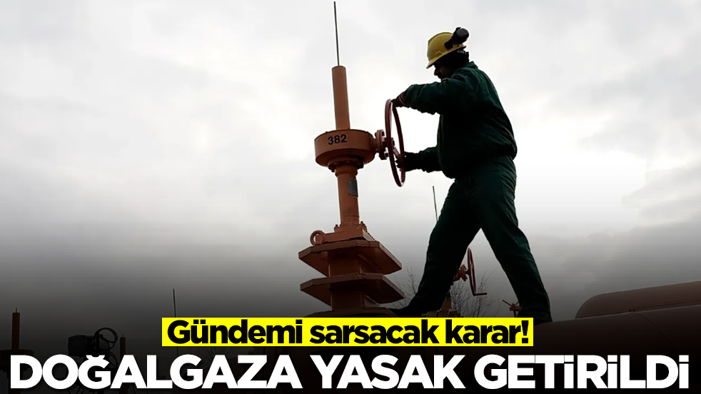 Gündemi sarsacak karar: Doğalgaza yasak getirildi