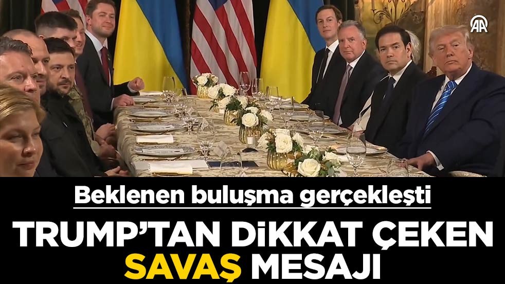 Günlerdir beklenen buluşma gerçekleşti: Trump ile Zelenskiy bir araya geldi