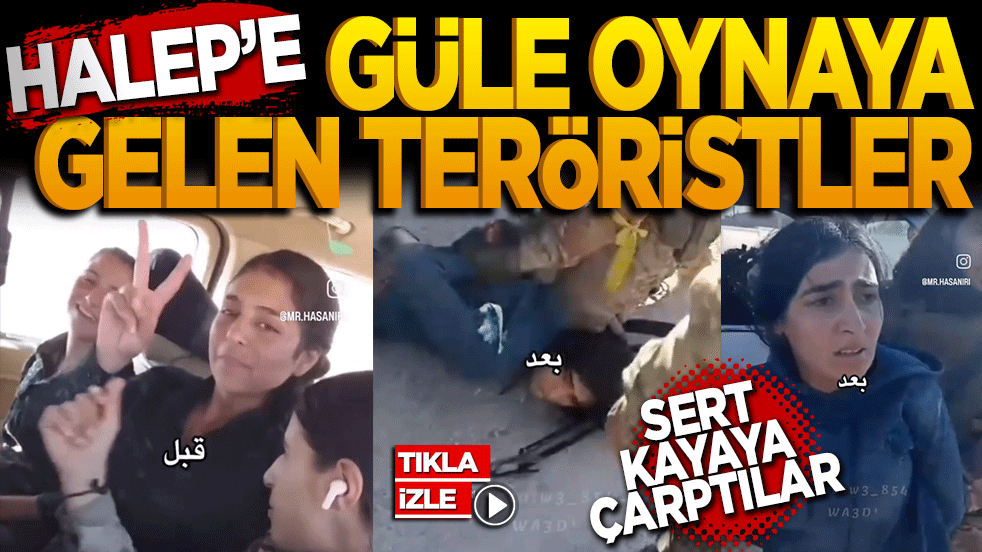 Halep’e güle oynaya gelen teröristler sert kayaya çarptı!