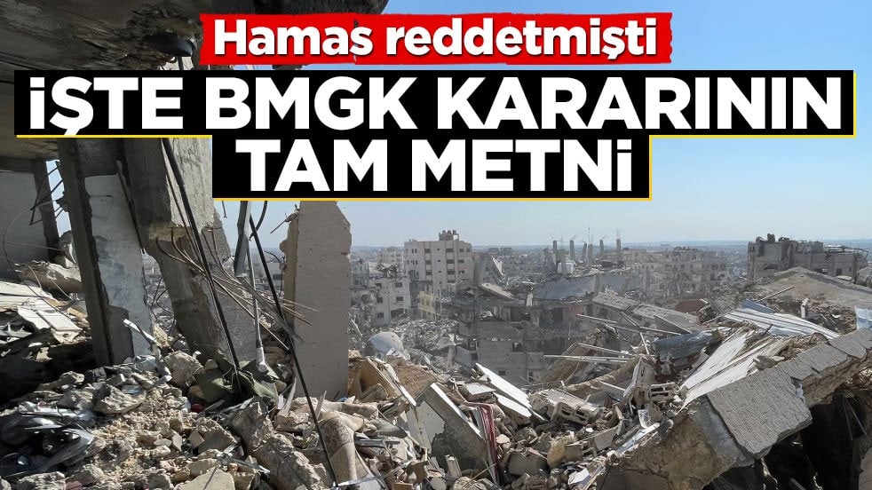 Hamas karşı çıkmıştı: BMGK'nın Gazze planının tam metni