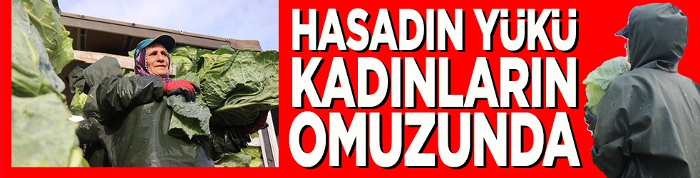 Hasadın yükü kadınların omuzunda
