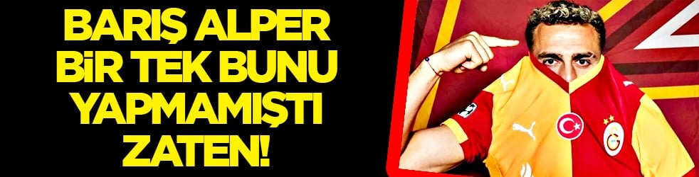 Herkesten saklıyor topu ve... Barış Alper'den bir müthiş istatistik daha