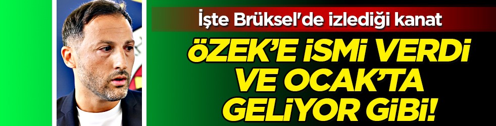 Hiç kimse bunu beklemiyordu: Devin Özek takipte! İşte Brüksel'de izlediği kanat