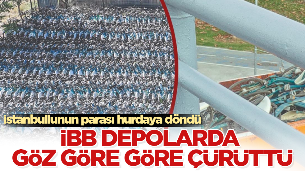 İBB depolarda göz göre göre çürüttü! İstanbullunun parası hurdaya döndü