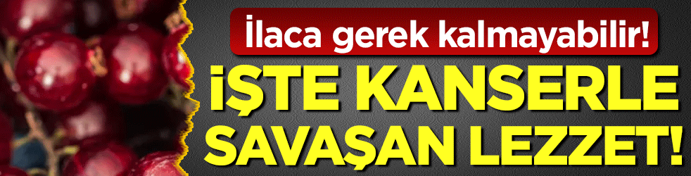 İlaca gerek kalmayabilir: İşte kanserle savaşan lezzet!