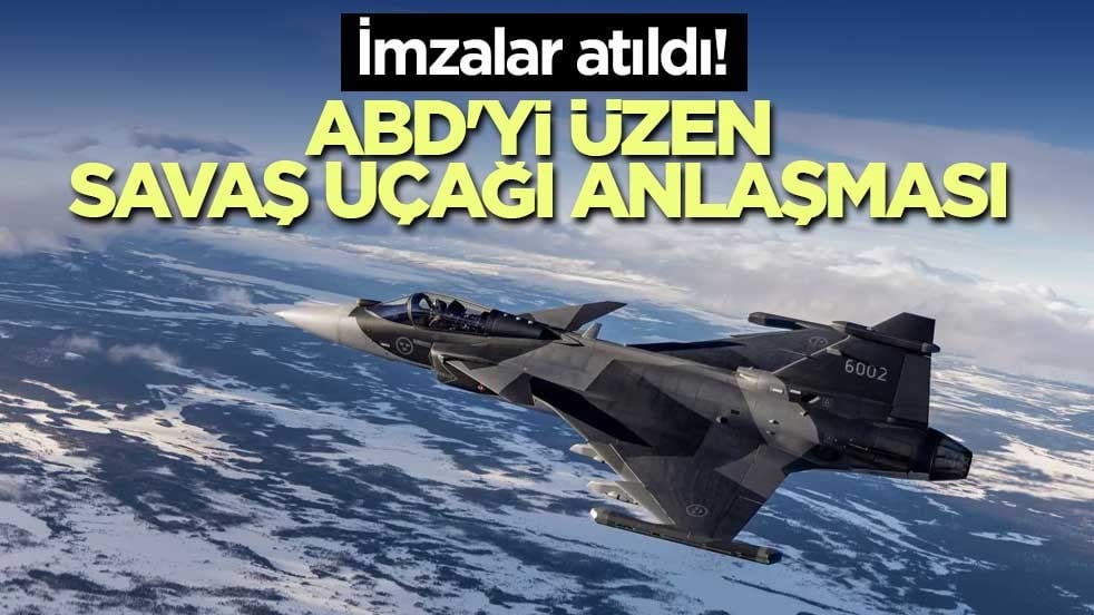 İmzalar atıldı! ABD'yi üzen savaş uçağı anlaşması