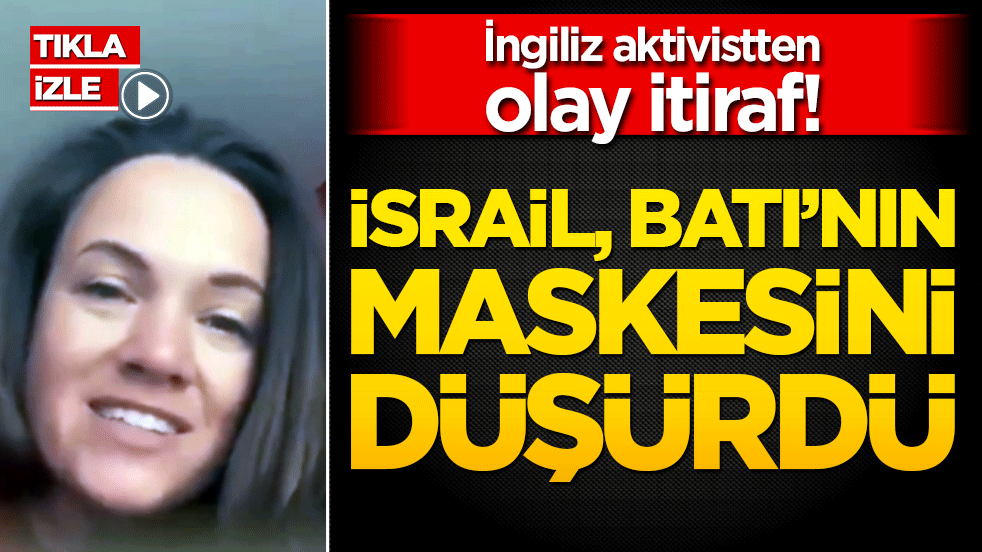 İngiliz aktivistten olay itiraf!! "Batı'nın maskesini İsrail düşürdü, gerçek medeniyeti İslam'da gördük!"