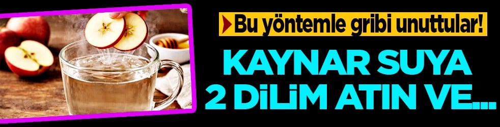 İngilizler bu yöntemle gribi unuttu: Kaynar suya 2 dilim atın... Yüzyıllardır uygulanıyor!