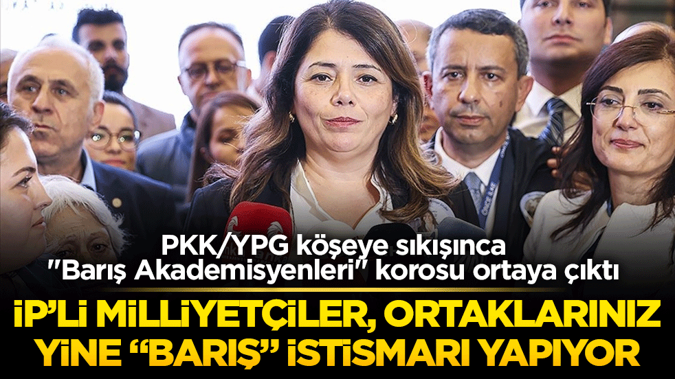İP’li milliyetçiler, ortaklarınız yine "barış" istismarı yapıyor