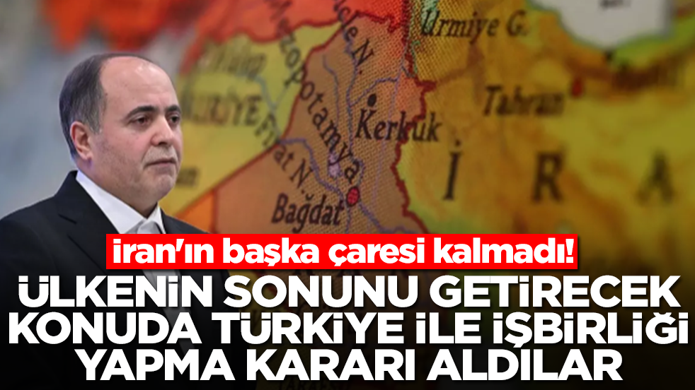 İran'ın başka çaresi kalmadı! Ülkenin adeta sonunu getirecek konuda Türkiye ile işbirliği kararı aldılar