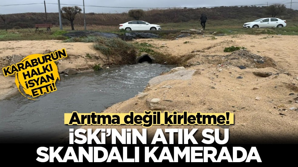 İSKİ'nin atık suyu denize boşalttığı görüntüler ortaya çıktı