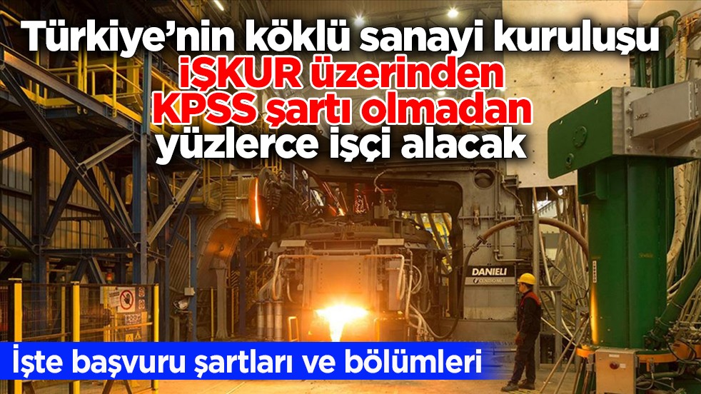 İŞKUR, KPSS şartı olmadan 410 işçi alacak! İşte başvuru şartları ve bölümleri