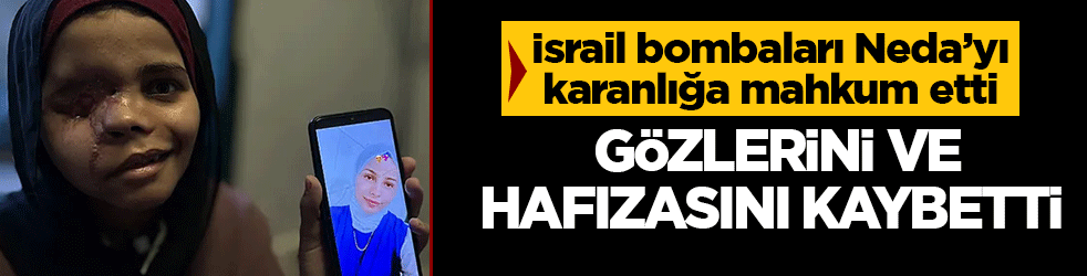 İsrail bombaları Neda’yı karanlığa mahkum etti! Oyun oynarken dünyası başına yıkıldı