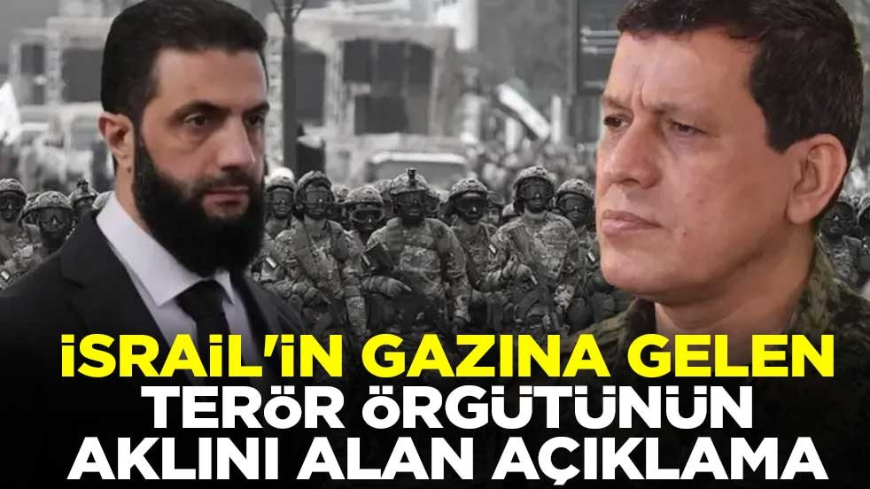 İsrail'in gazına gelen terör örgütünün aklını alan açıklama