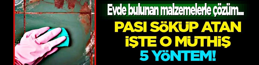 İşte O; 5 yöntem ile pası söküp atın! Önemli olan asitmiş: Patatesi kesip ovun