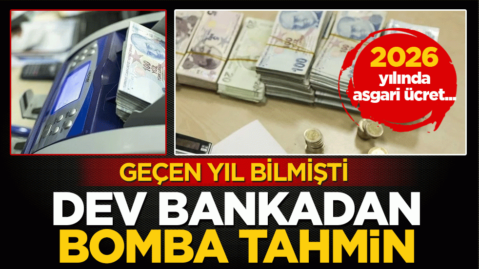 JPMorgan'ın asgari ücret beklentisi açıklandı: Geçen yıl bilen dev bankadan 2026 için bomba tahmin