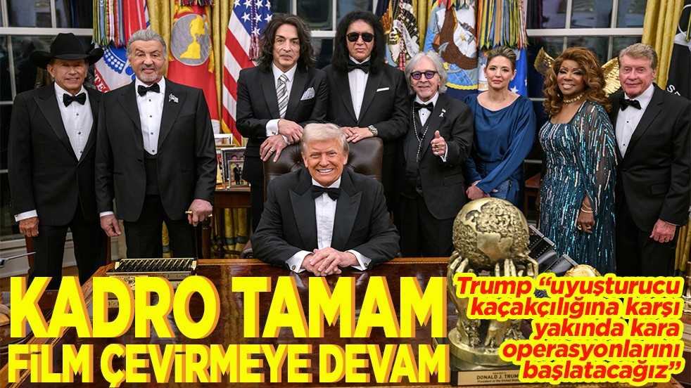 Kadro tamam film çevirmeye devam
