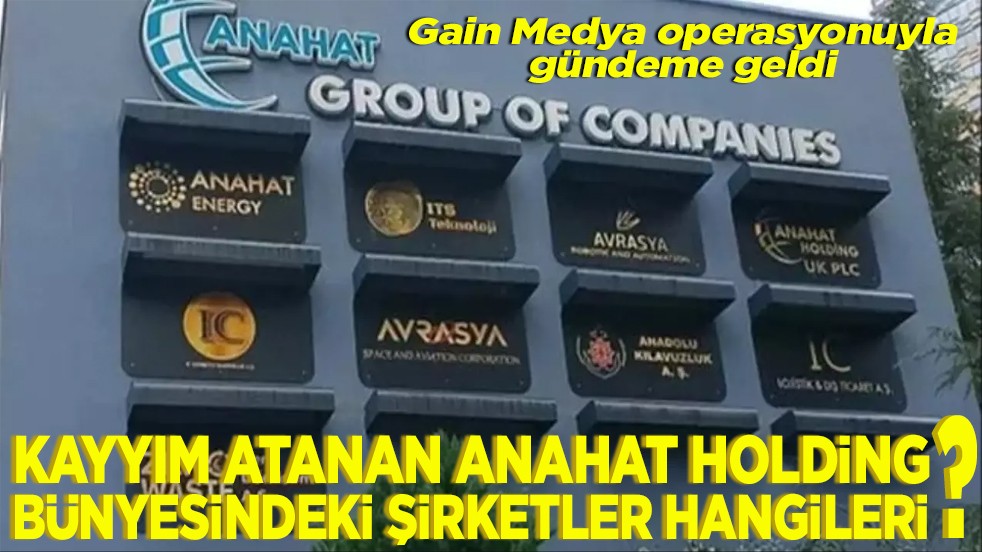 Kayyım atanan Anahat Holding bünyesindeki şirketler hangileri?