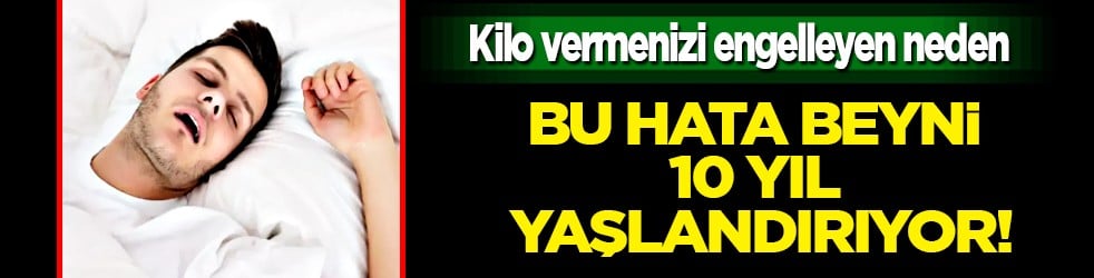 Kilo vermenizi engelleyen neden: Her sabah yaptığınız bu hata beyni 10 yıl yaşlandırıyor!