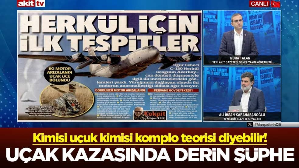 Kimisi uçuk kimisi komplo teorisi diyebilir! Uçak kazasında derin şüphe