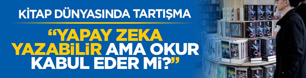 Kitap dünyasında tartışma: "Yapay zeka yazabilir, ama okur kabul eder mi?"