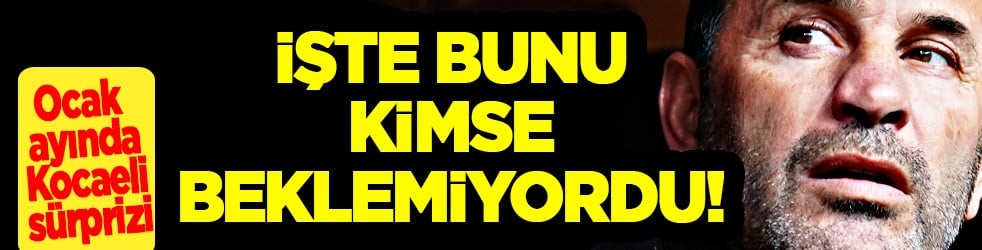 Kocaeli'de büyük sürpriz olacak mı? Bunu kimse beklemiyordu! Neler oluyor böyle: O ismi açıkladılar...