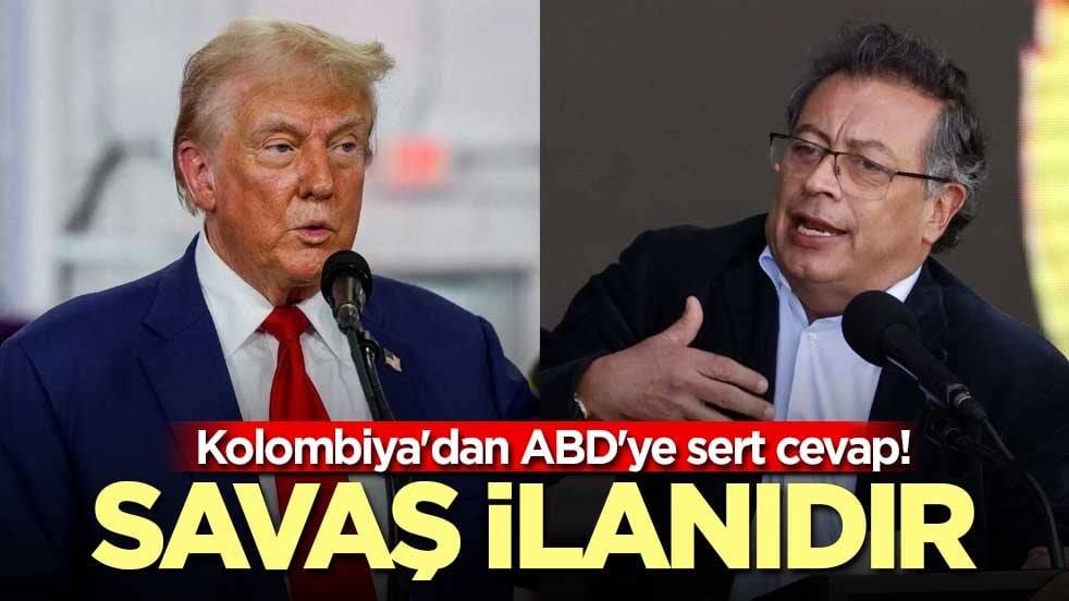 Kolombiya'dan ABD'ye sert cevap! Savaş ilanıdır