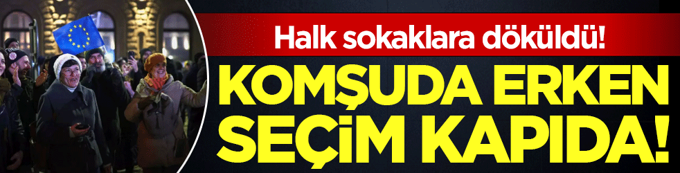 Komşuda oralık karıştı: Erken seçim kapıda!