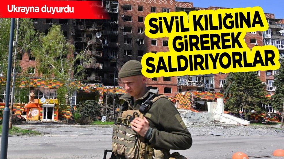 Komutan, Rus askerler bize sivil kılığına girerek saldırıyor diyerek konuştu! Cephe hattında Rusların şok eden hamlesi