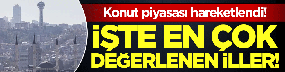 Konut piyasası hareketlendi: İşte en çok değer kazanan iller!